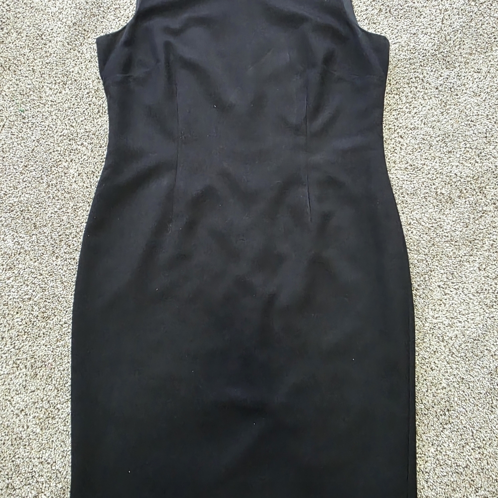Evan Picone Black Strapless Dress